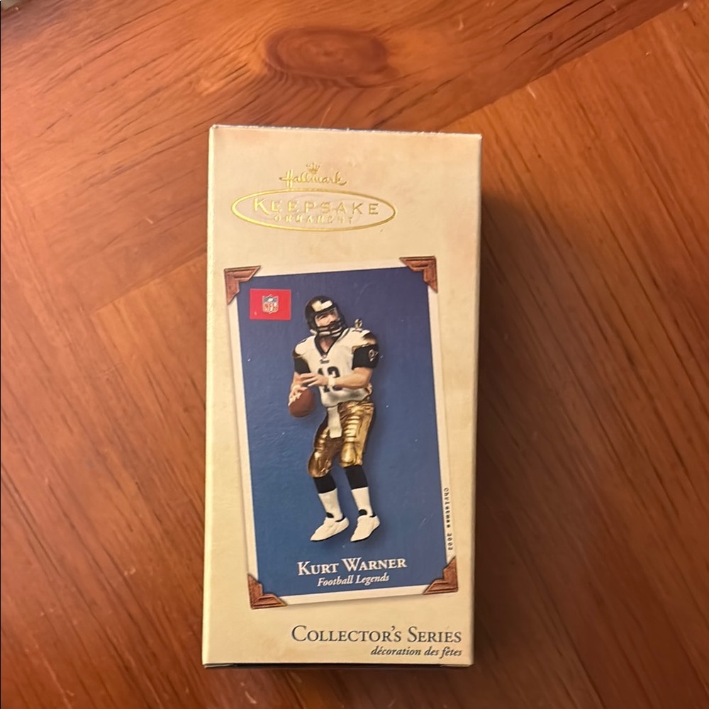 Hallmark NFL Kurt Warner Football Legends Ornament NIB